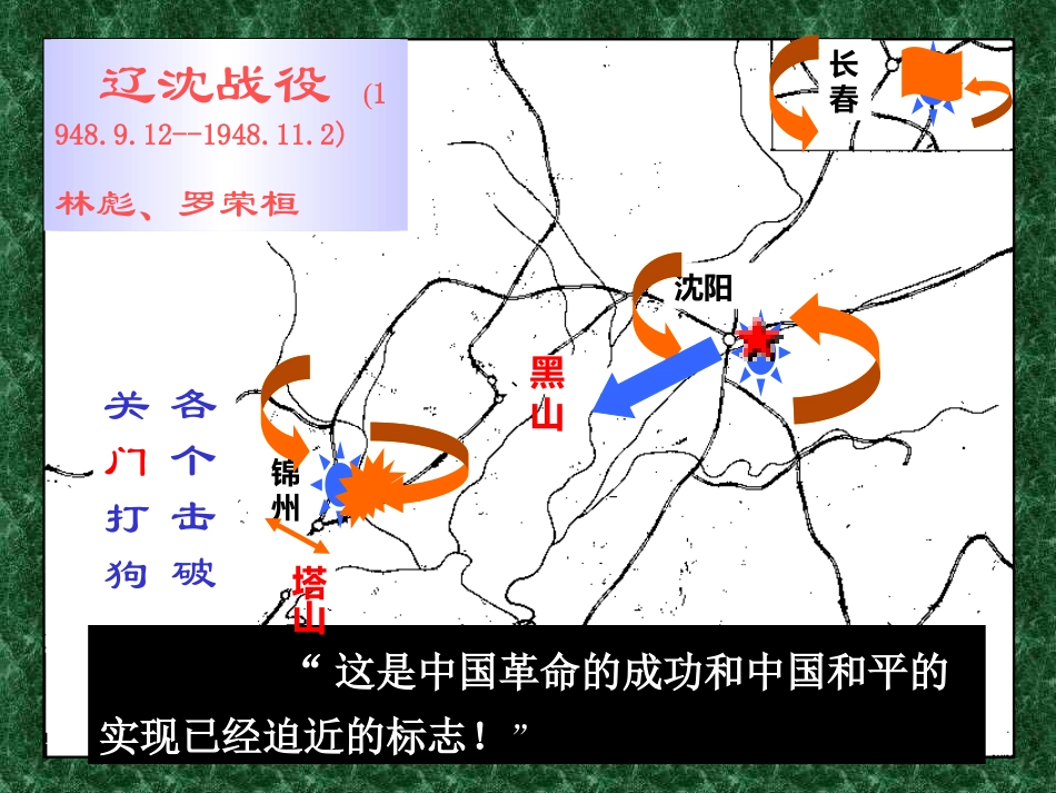 北师大版八年级历史上第24课《国民党政权的崩溃》课件4_第3页