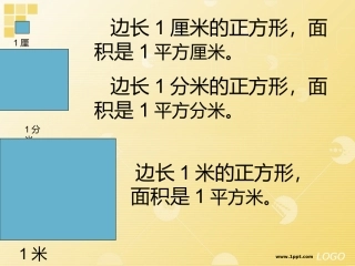 认识平方千米，公顷