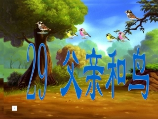 《父亲和鸟》课件4