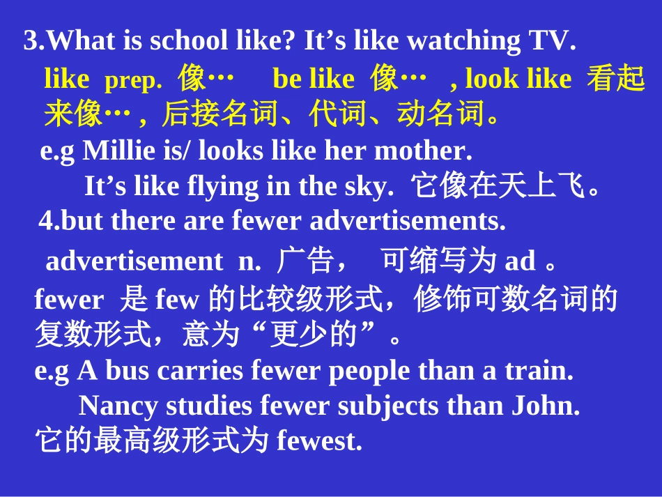 牛津初中英语_8A_Unit_2_复习课件_第3页