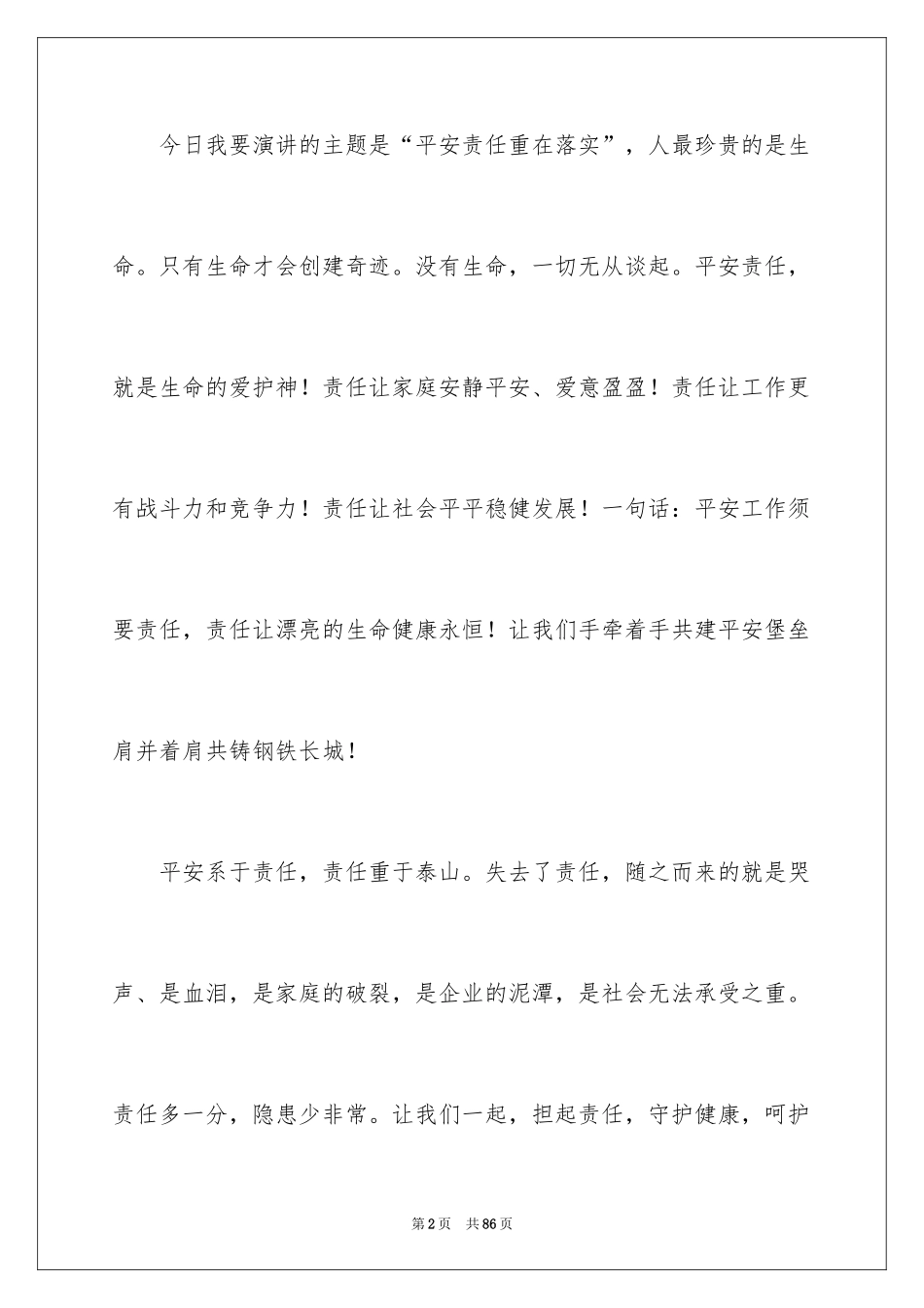 2024守护安全的演讲稿_4_第2页