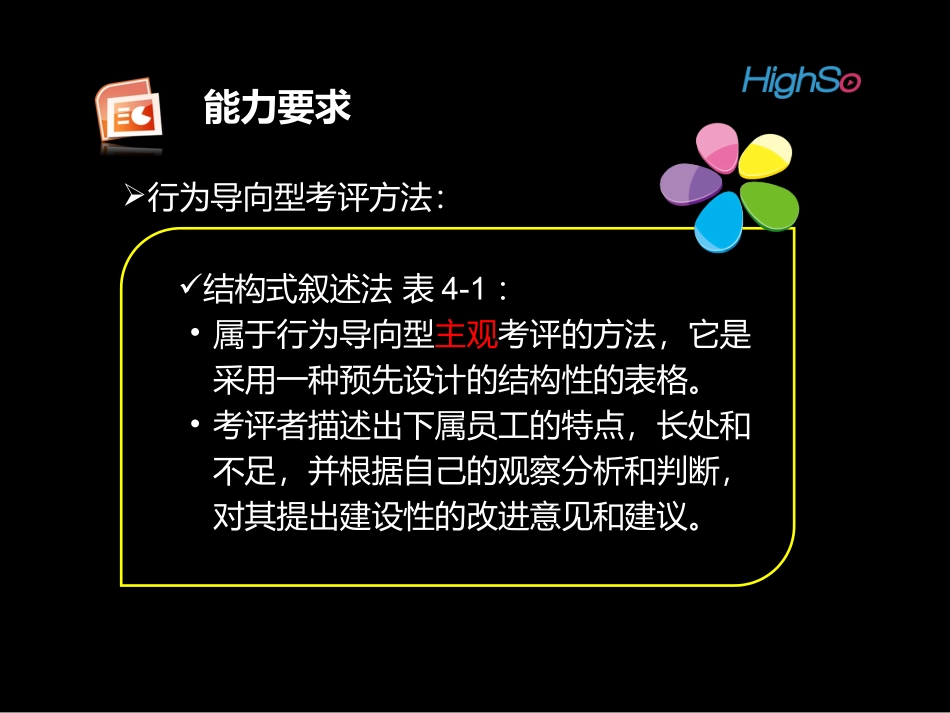 第四章-第一节 绩效考评的方法与应用(2)_第1页