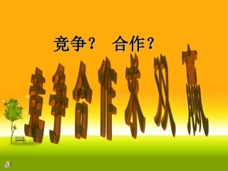 《竞争？合作？》