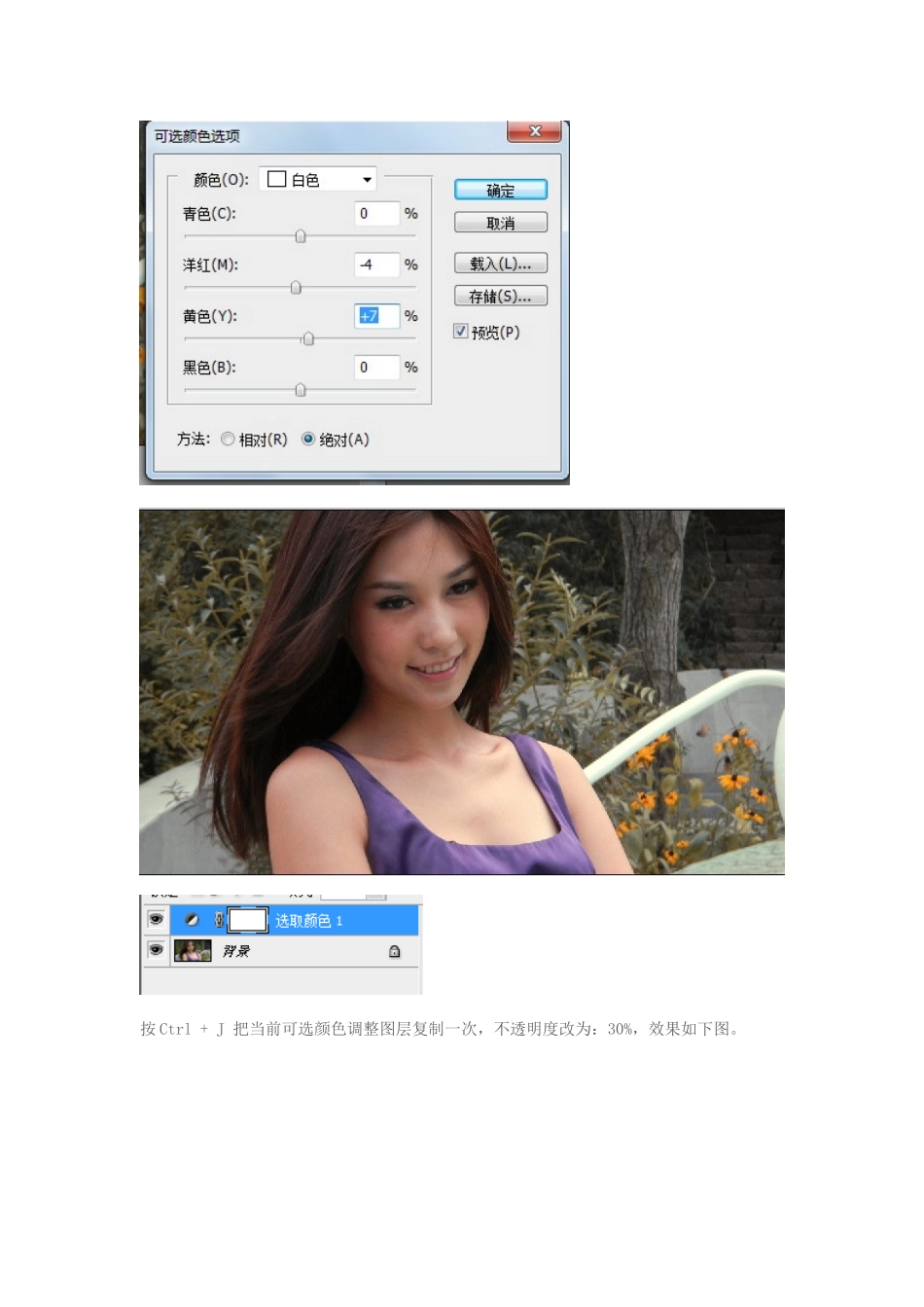 第六章：photoshop照片修饰--Photoshop给偏暗人物图片增加柔和的淡黄色_第3页