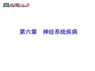 第六章  神经系统疾病