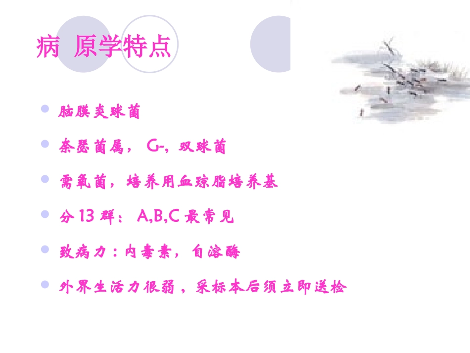 第六章  流行性脑脊髓膜炎_第3页