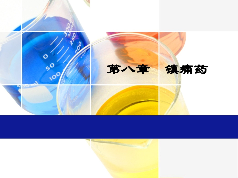 第八章  镇痛药_第1页