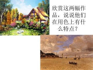 色彩的对比课件