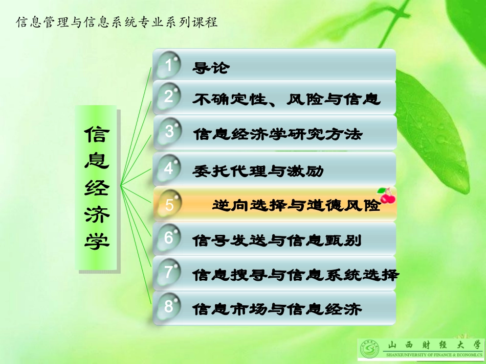 第五章 逆向选择与道德风险_第2页
