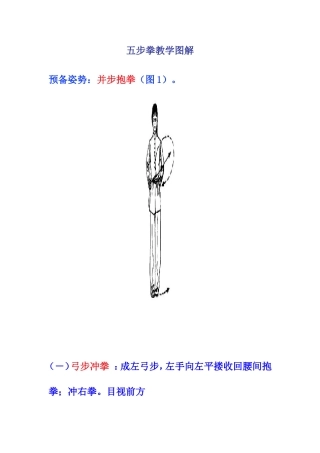 五步拳教学图解