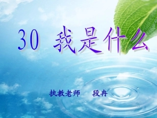 二年级语文_30我是什么__PPT