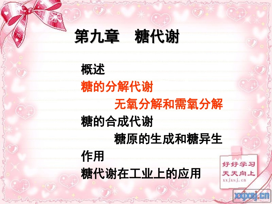 第九章 糖代谢_第1页