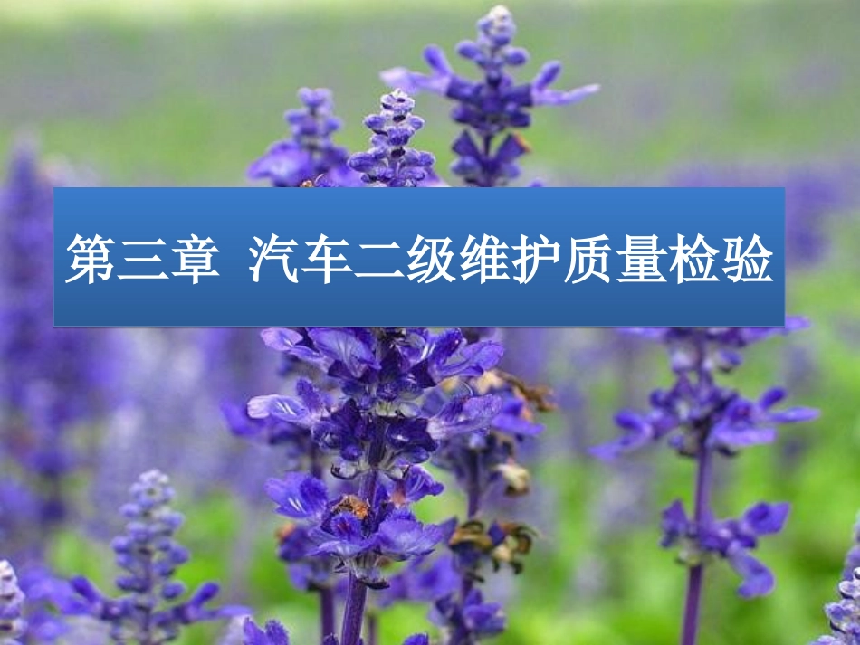第三章汽车二级维护质量检验_第1页