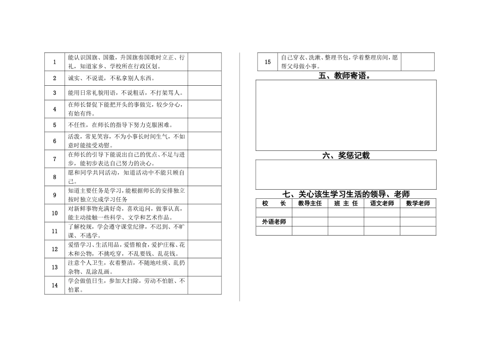 学生个人成长档案 (2)_第2页