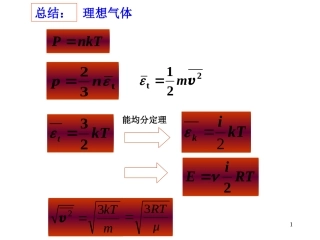 第七章气体动理论(2009 )2