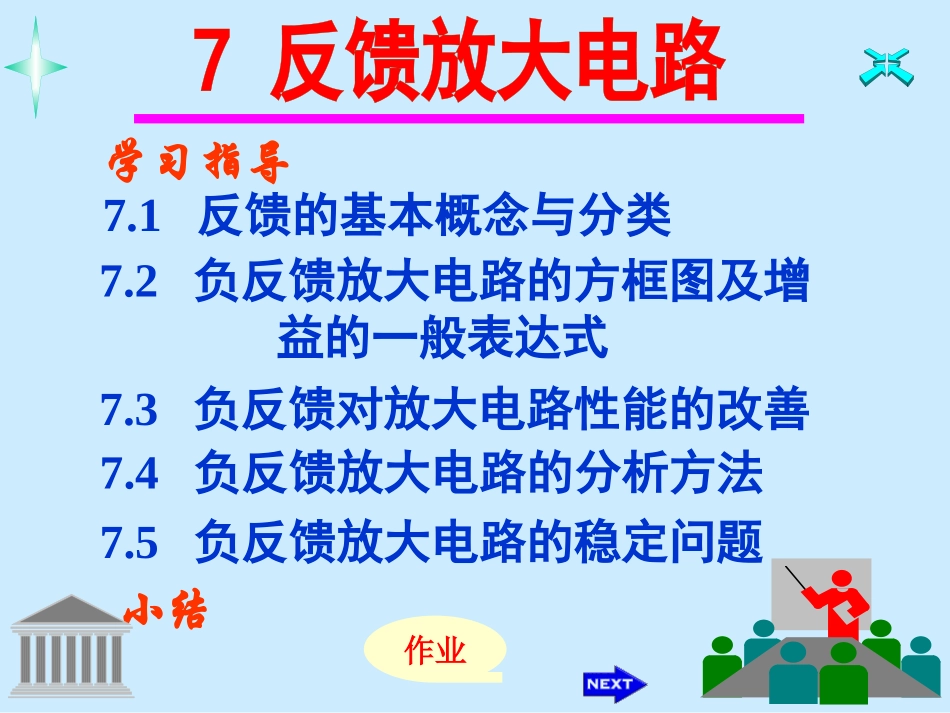 第七章反馈放大电路_第1页
