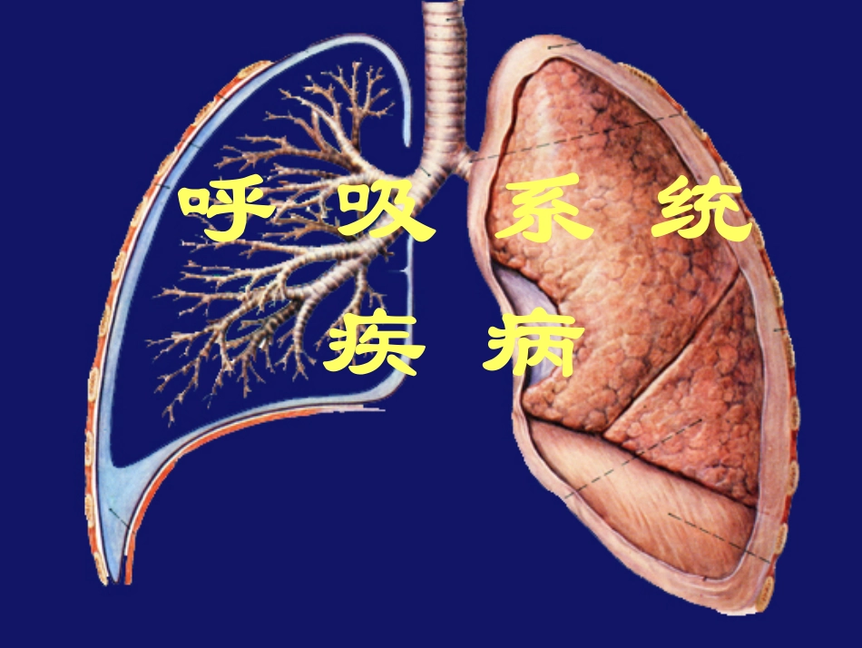 第七章 呼吸系统疾病_第1页
