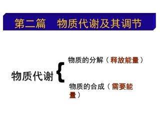 第4章 糖代谢