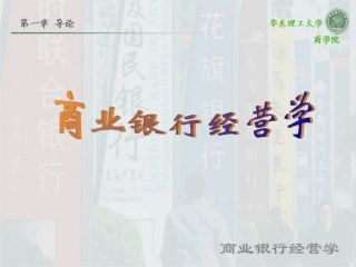 第1章 导论 商业银行