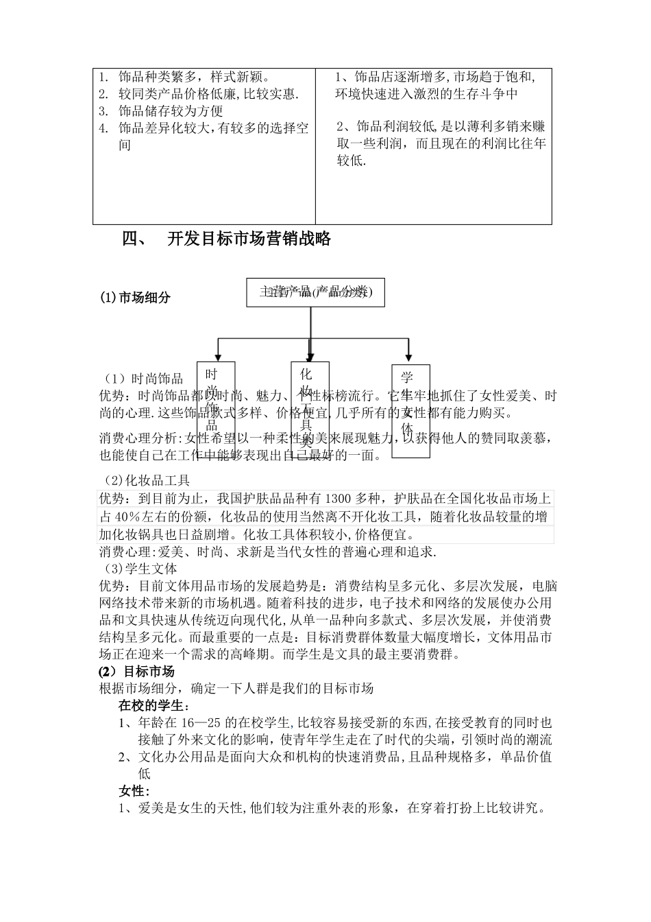 小饰品营销策划方案_第3页