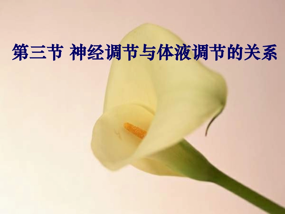神经调节和体液调节_第3页
