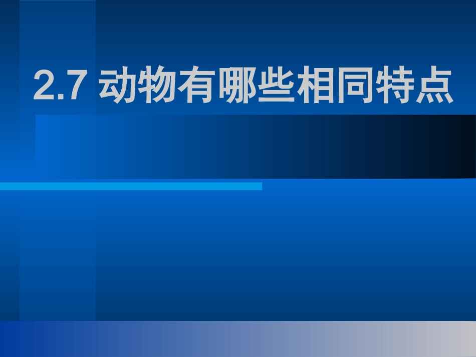 动物有哪些相同特点_第1页