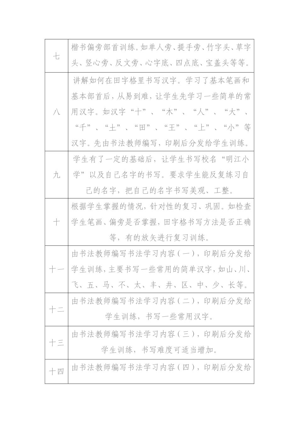 书法兴趣小组活动计1_第3页