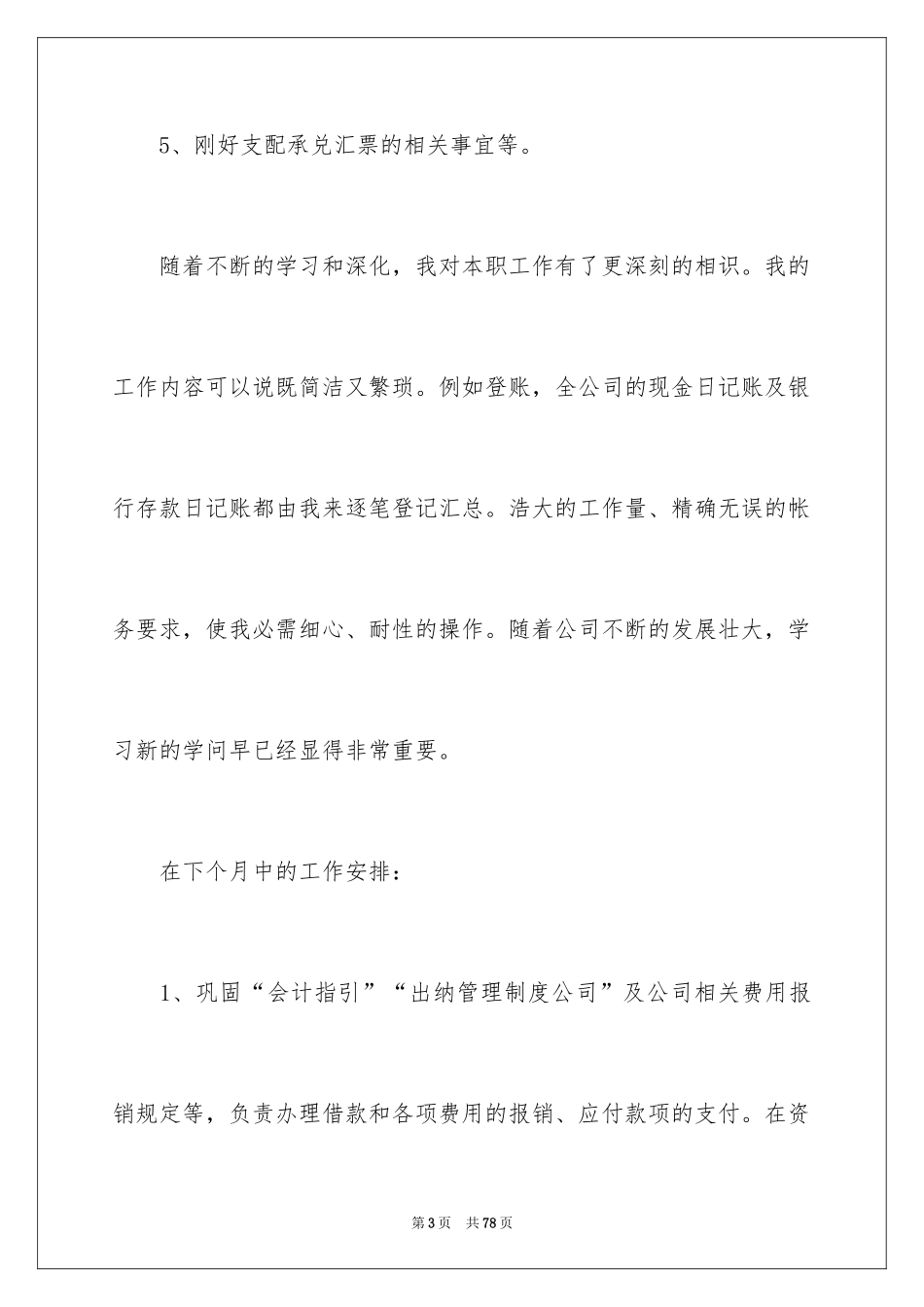 2024出纳工作总结_54_第3页