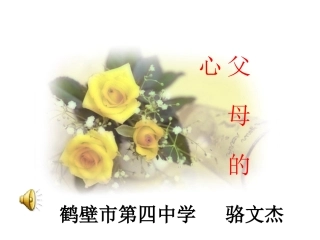 父母的心教学课件