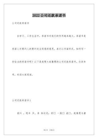 2024公司还款承诺书_8