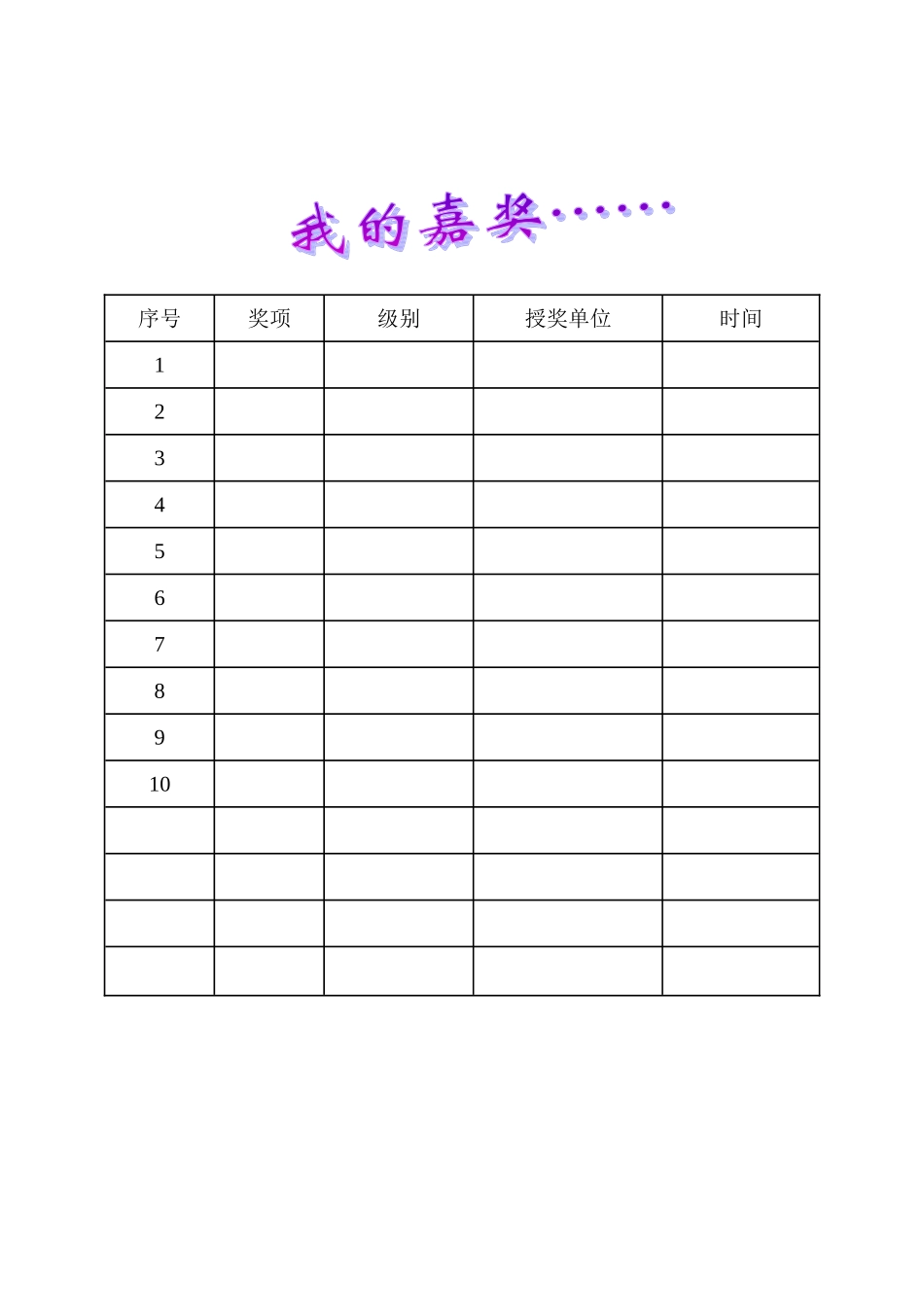 学生成长档案3_第3页