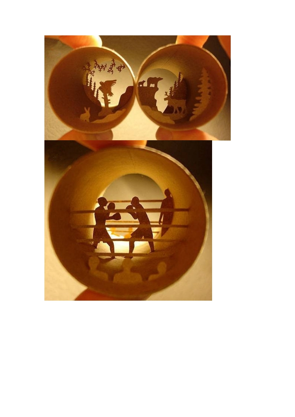 幼儿园精美纸筒手工作品_第2页