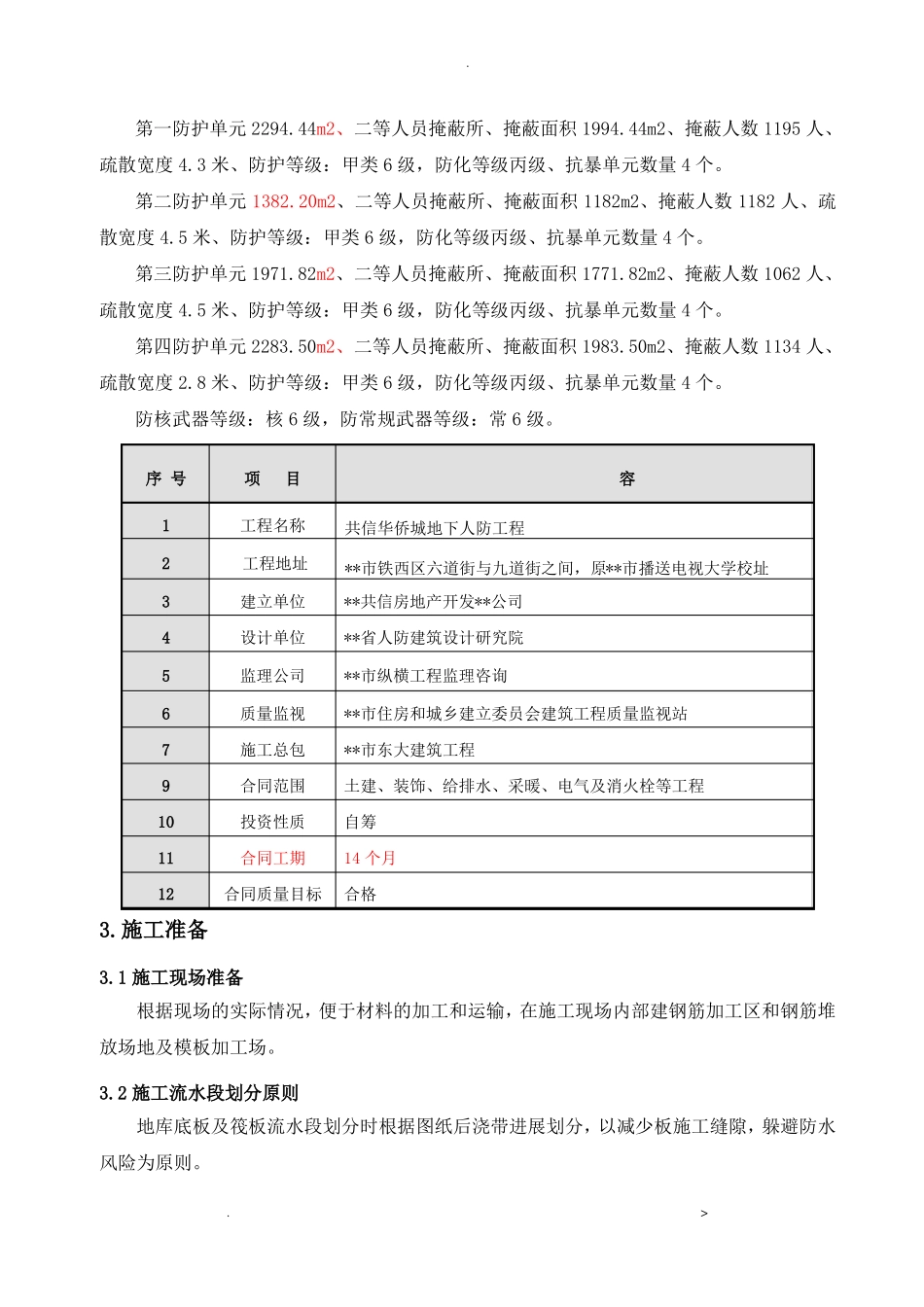 地下人防工程施工组织设计_第3页