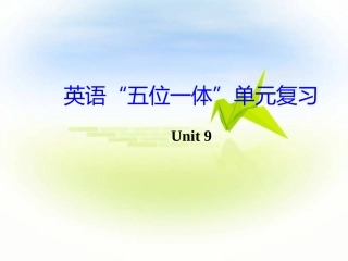 八年级英语上Unit+9复习课件54PPT