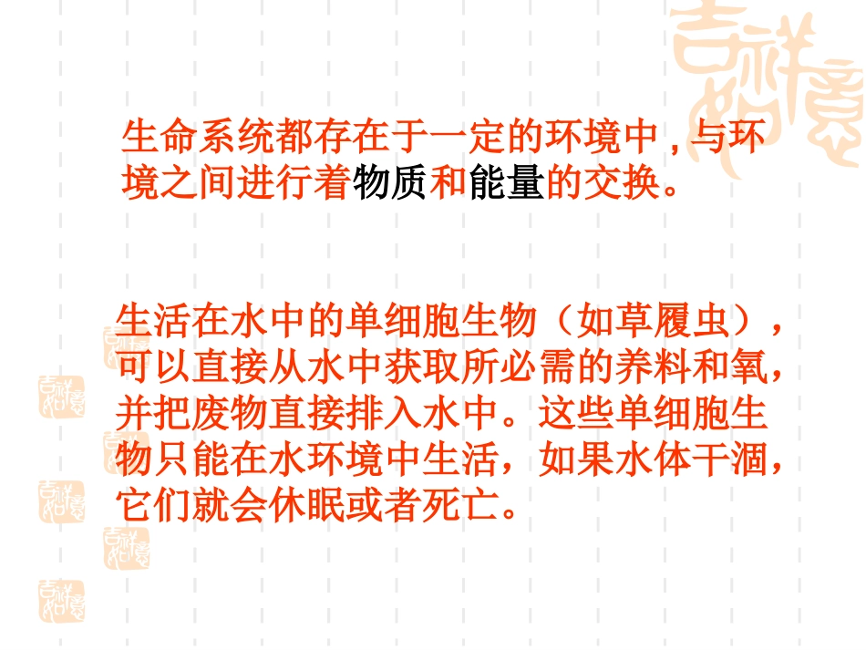 生物细胞生活的环境课件人教版必修3_第3页