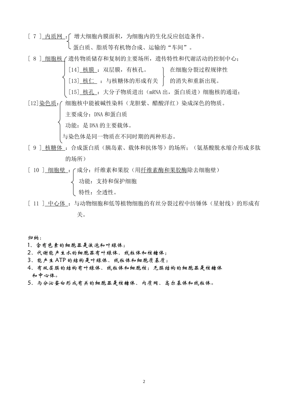 生物学业水平考试常考题_第2页