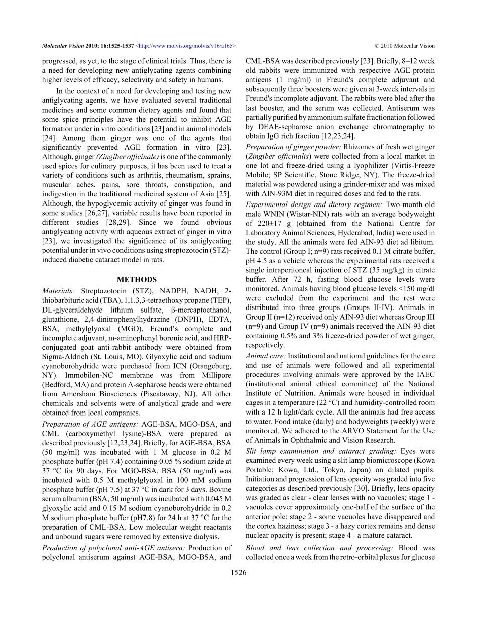 生姜降血糖及抗糖尿病性白内障作用_第2页
