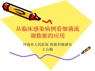 王山梅--从临床感染病例看细菌流调