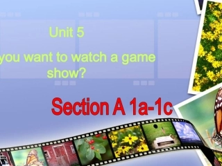 2013人教王艳飞新目标八年级英语上册unit5__Section_A-1_课件