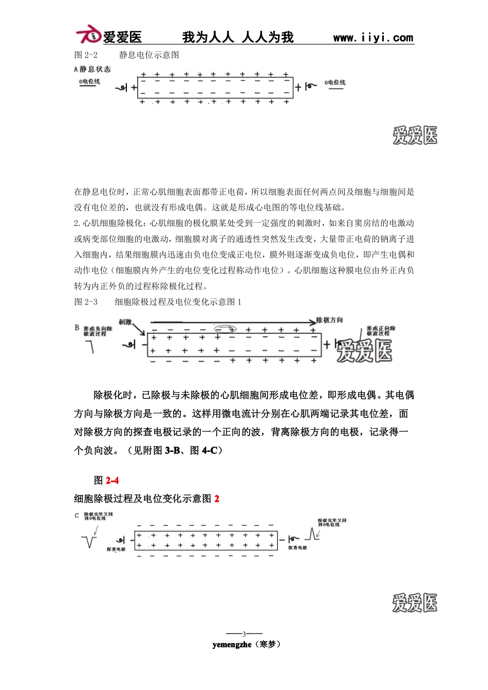 爱爱医(二)心电图基础有关知识_第3页