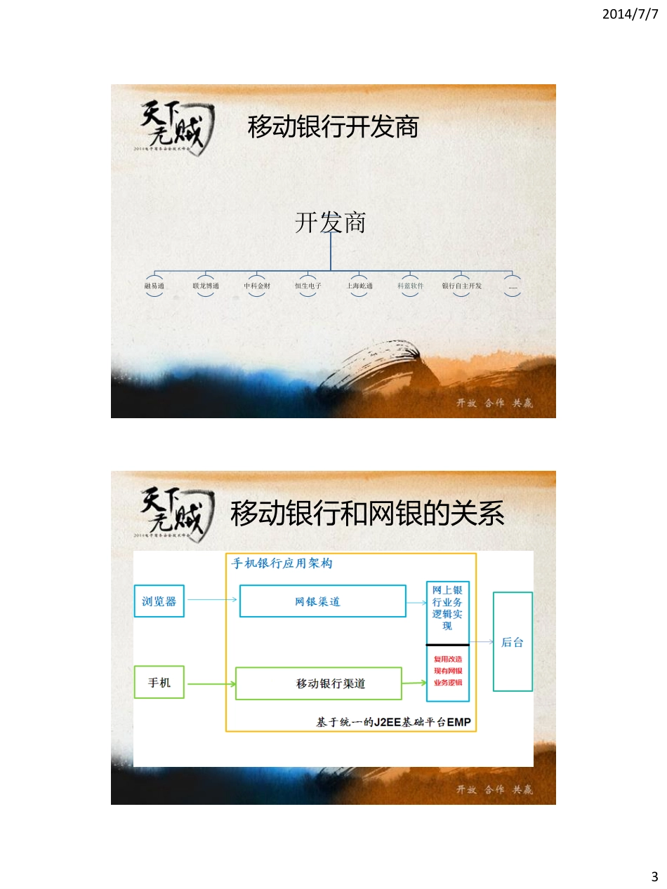 漫谈移动银行-马传雷_第3页