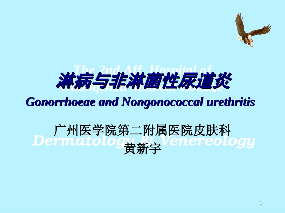 淋病与非淋菌性尿道炎_第1页