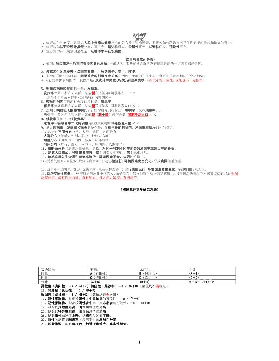 流行病学讲义_第1页