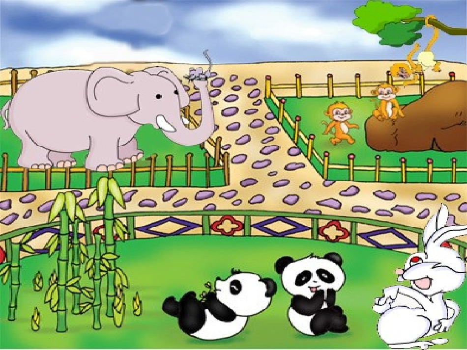 新版三年级英语unit3_At_the_zoo第五课时课件Part_B_Let's_talk_第2页