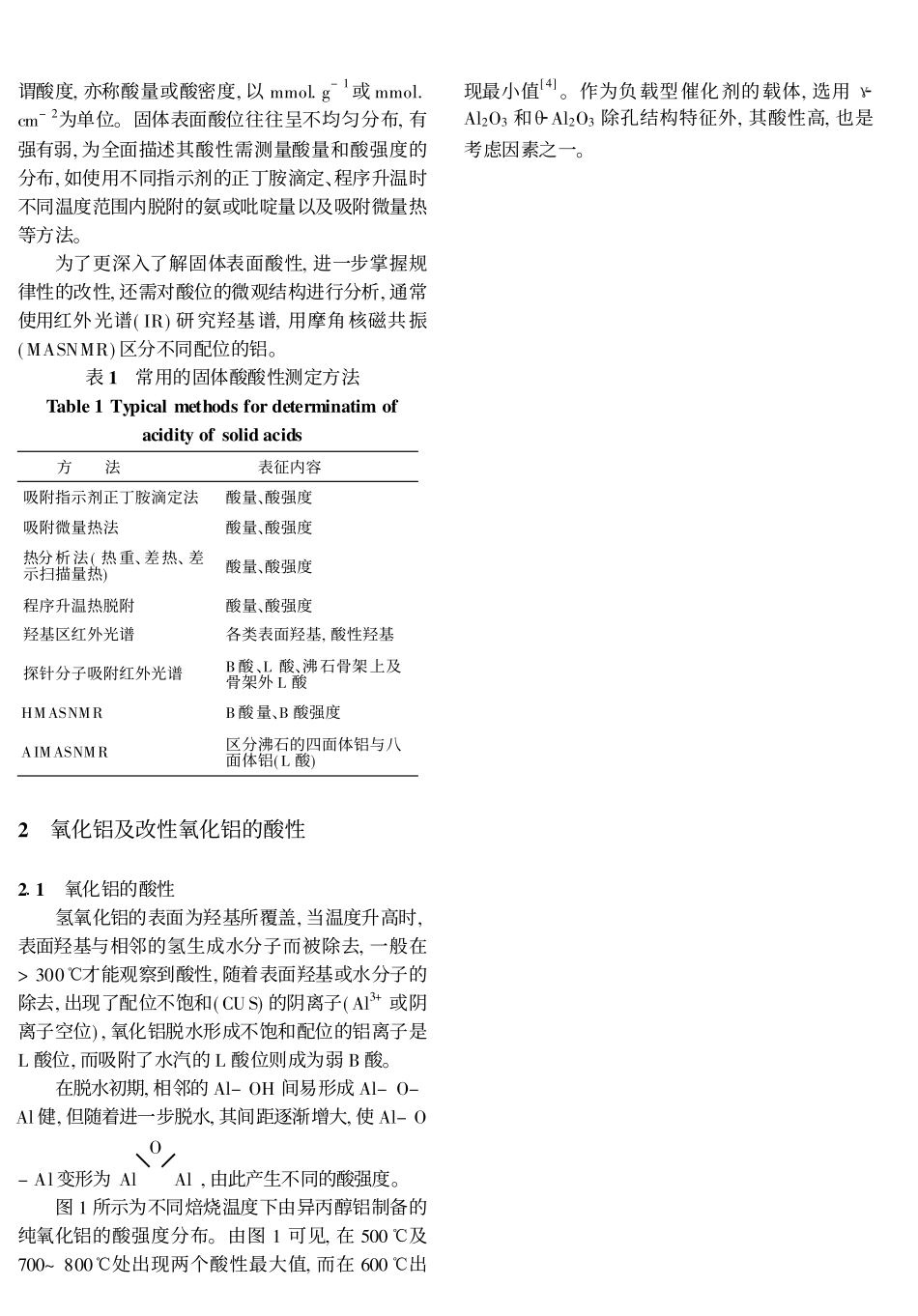 氧化铝_改性氧化铝及硅酸铝的酸性特征_第2页