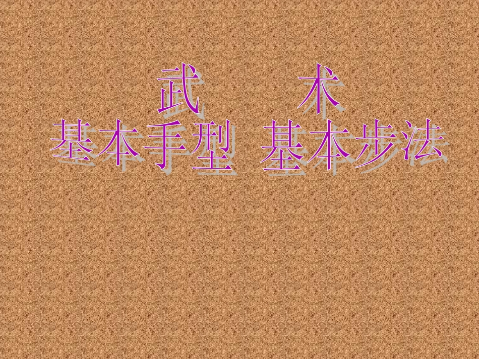 武术基本手型与基本步型.ppt_第1页