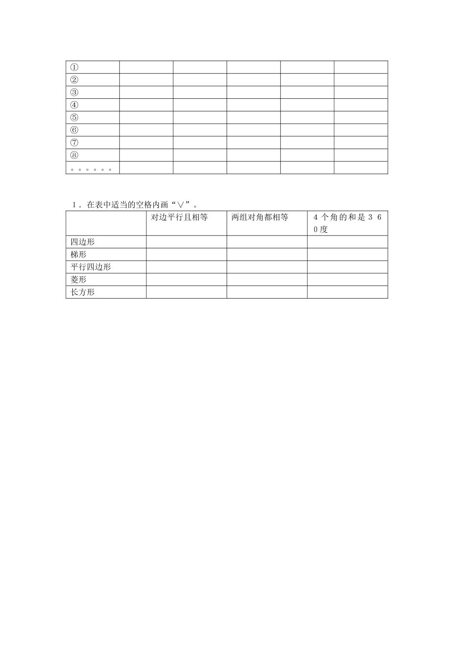 平行四边形和梯形练习_第3页
