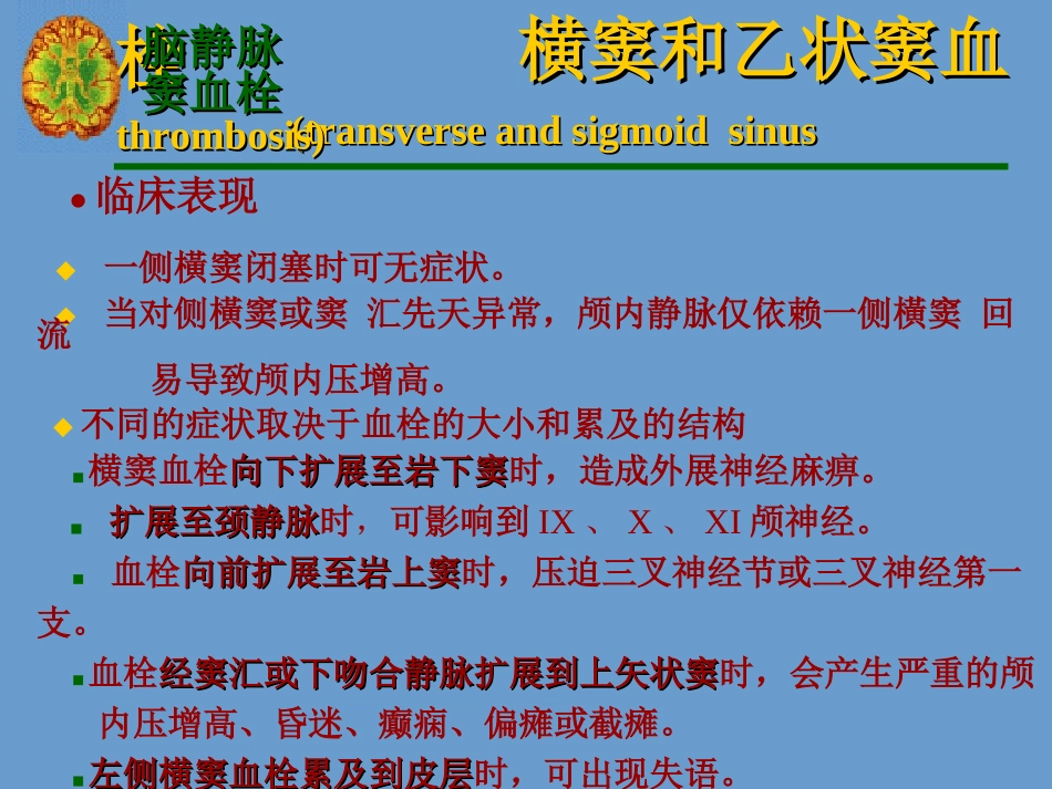 横窦和乙状窦血栓_第1页