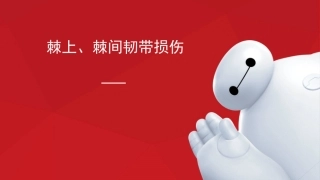 棘上棘间韧带损伤