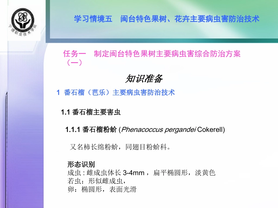 杧果主要病虫害防治技术_第1页